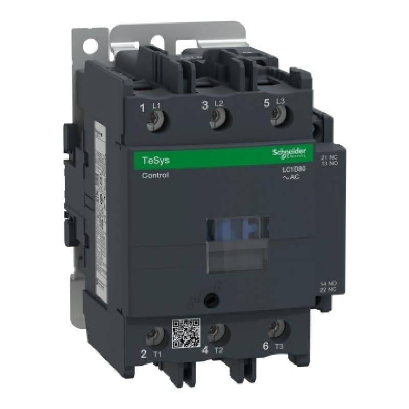 КОНТАКТОР 3P, 80A, НО+НЗ, 24V 50Hz Фото: КОНТАКТОР 3P, 80A, НО+НЗ, 24V 50Hz