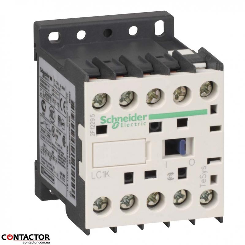 Контактор K 3P,6А, НЗ, 24В  50/60Гц, Schneider LC1K0601B7