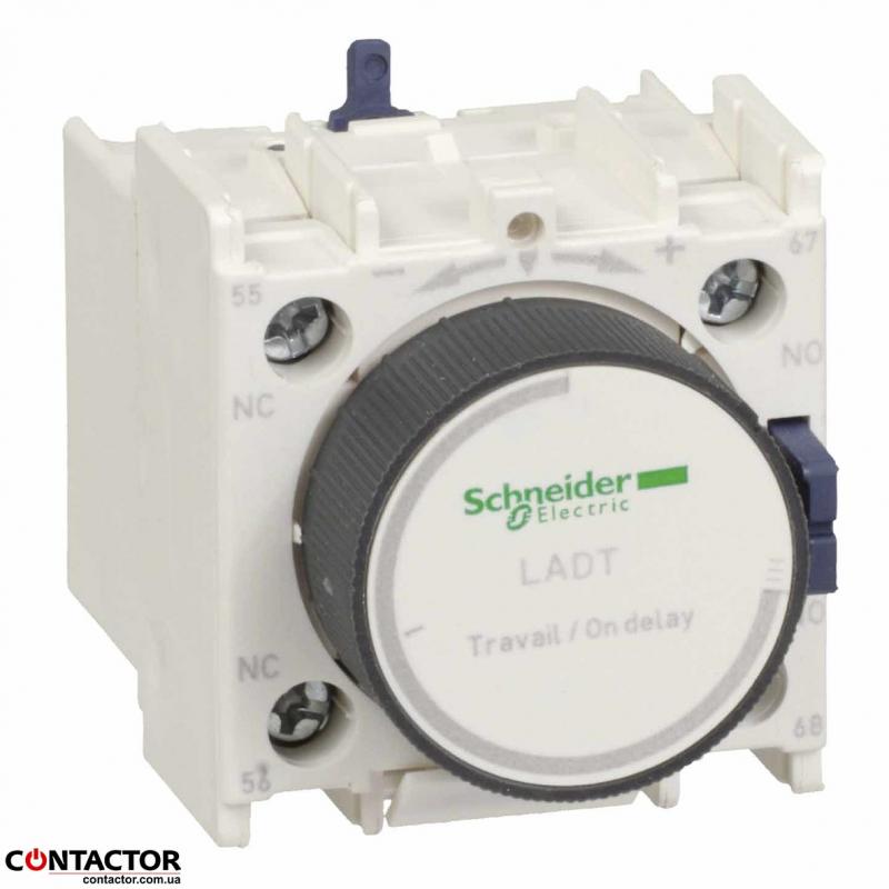 Додат контактний блок з витримкою часу 10…180с фронт монтаж, Schneider LADR4