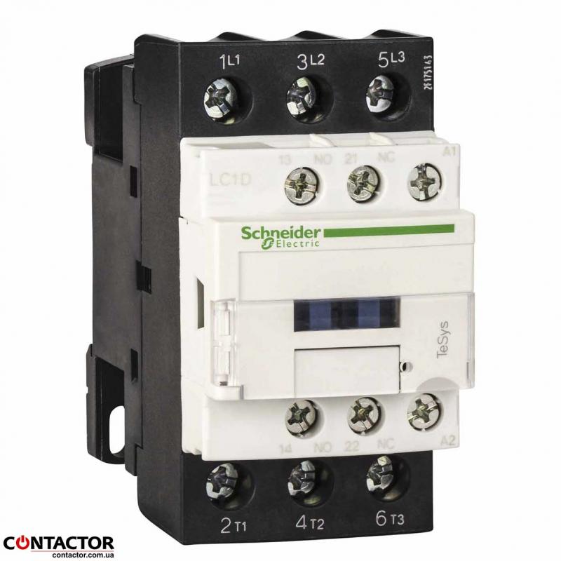 КОНТАКТОР 3P 25A НО+Н3 110В 50Гц, Schneider LC1D25F7 Фото: КОНТАКТОР 3P 25A НО+Н3 110В 50Гц, Schneider LC1D25F7