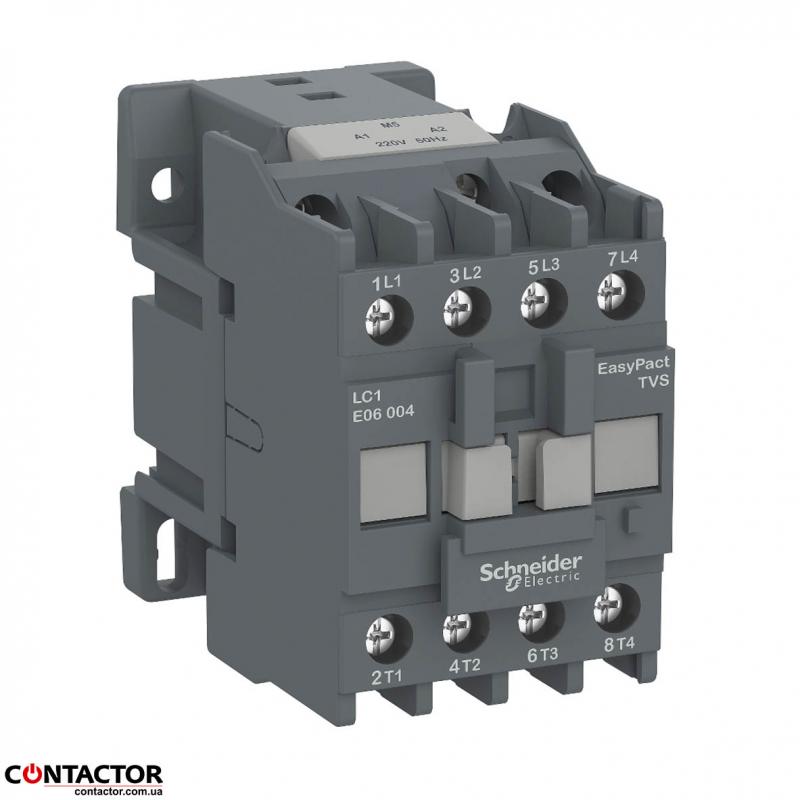 КОНТАКТОР TVS 4P(4НО) 16А AC1 230В 50/60ГЦ  LC1E06004P7