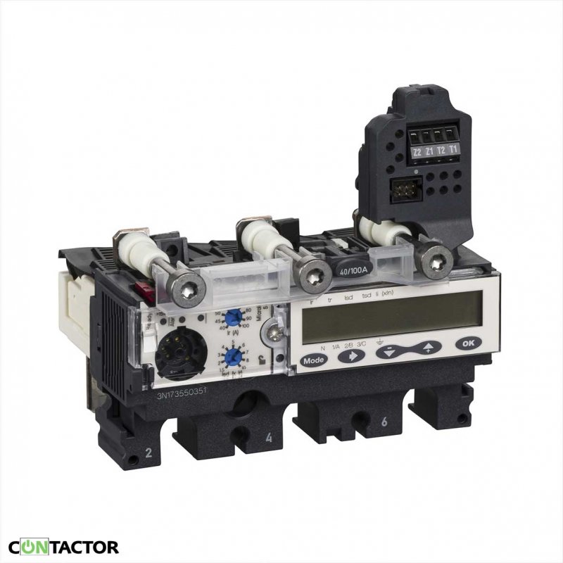 Розчіплювач 3P3D MicroLogic5.2M 100A для NSX100-250, Schneider LV429095 Фото: Розчіплювач 3P3D MicroLogic5.2M 100A для NSX100-250, Schneider LV429095