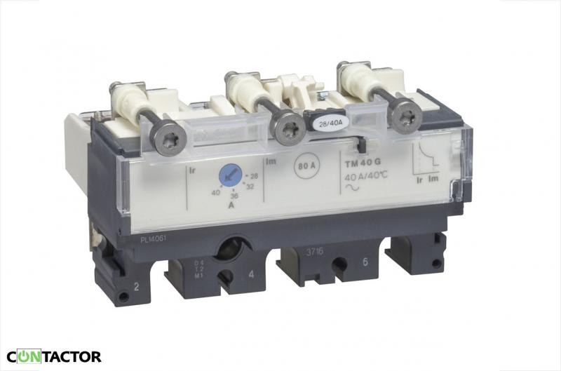 Розчіплювач 3P3D TM80Gдля NSX100-250 DC, Schneider LV430080 Фото: Розчіплювач 3P3D TM80Gдля NSX100-250 DC, Schneider LV430080