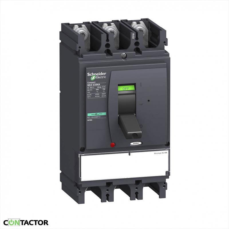 Вимикач-роз-єднувач NSX630NA, 3Р, Micrologic0.3. Schneider LV432956 Фото: Вимикач-роз-єднувач NSX630NA, 3Р, Micrologic0.3. Schneider LV432956
