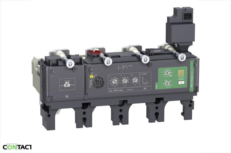 Розчіплювач MicroLogic 4.3 для автоматичних вимикачів ComPact NSX 400/630, 4 полюса 4d, Schneider LV433932