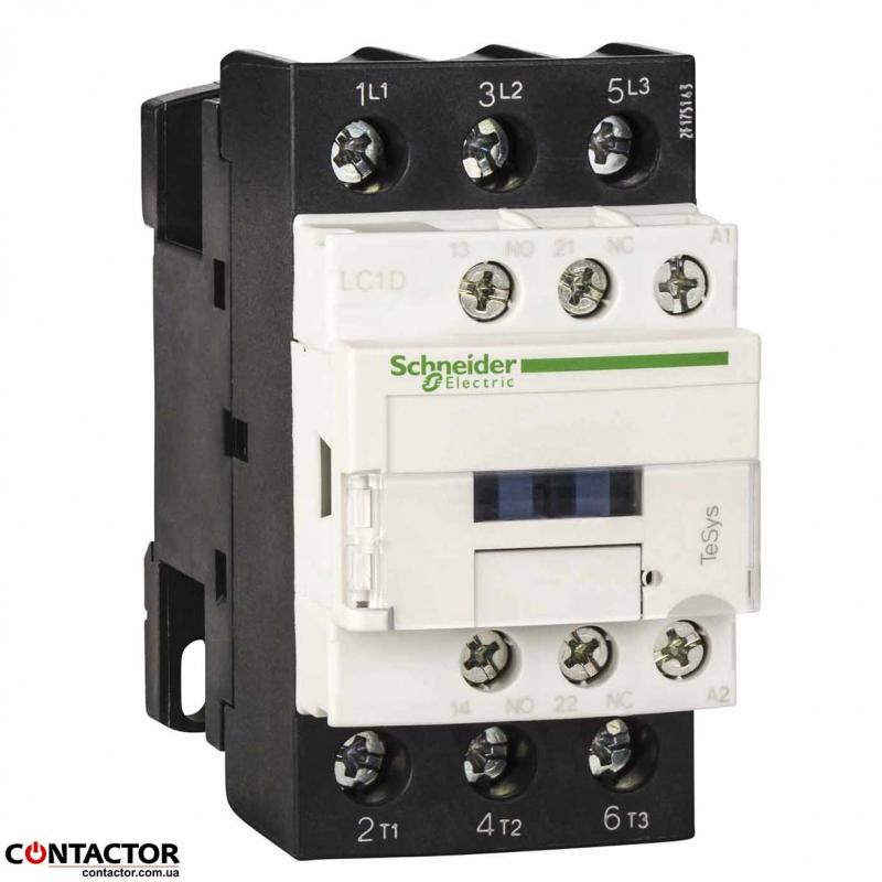 Контактор 3Р 32A НО+НЗ  220В 50Гц , Schneider  LC1D32M7