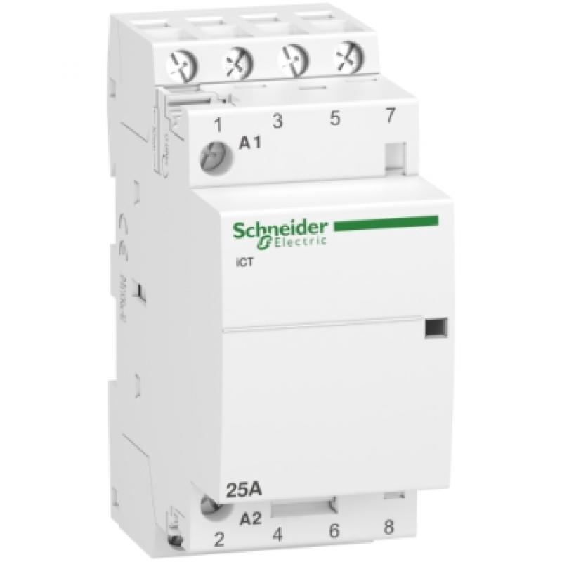 Модульний контактор Acti9 iCT 25А 4НО 220/240В, Schneider A9C20834 купить Модульний контактор Acti9 iCT 25А 4НО 220/240В, Schneider A9C20834