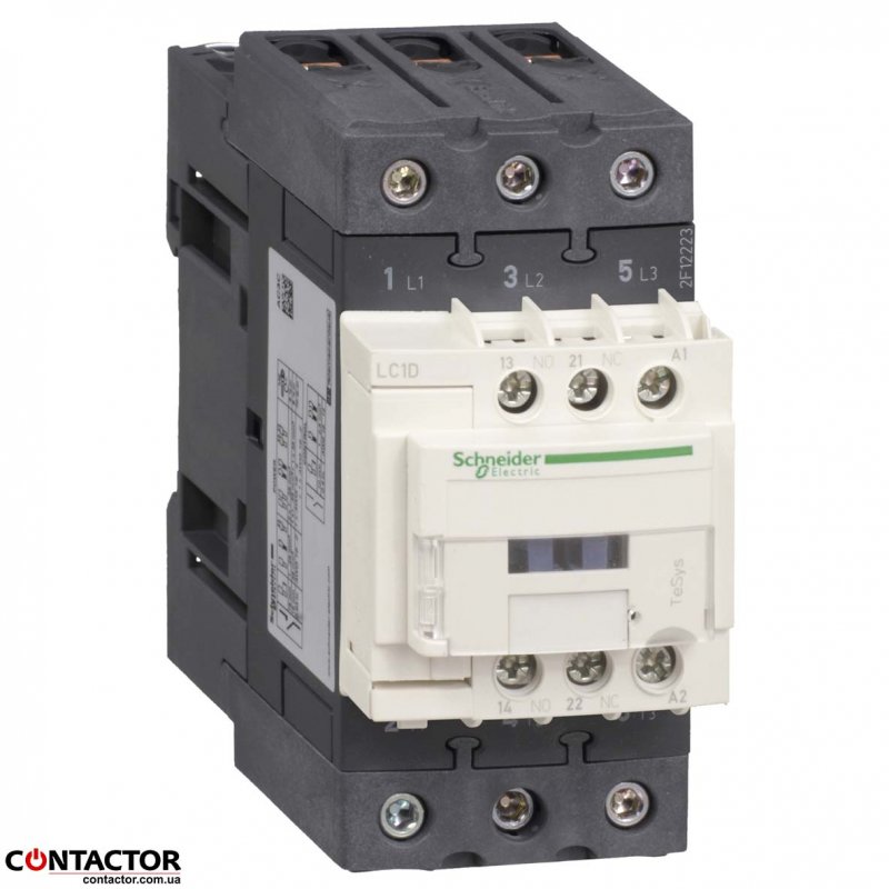 Контактор D 3P 50А  НО+НЗ  220В AC 50/60ГЦ, Schneider LC1D50AM7