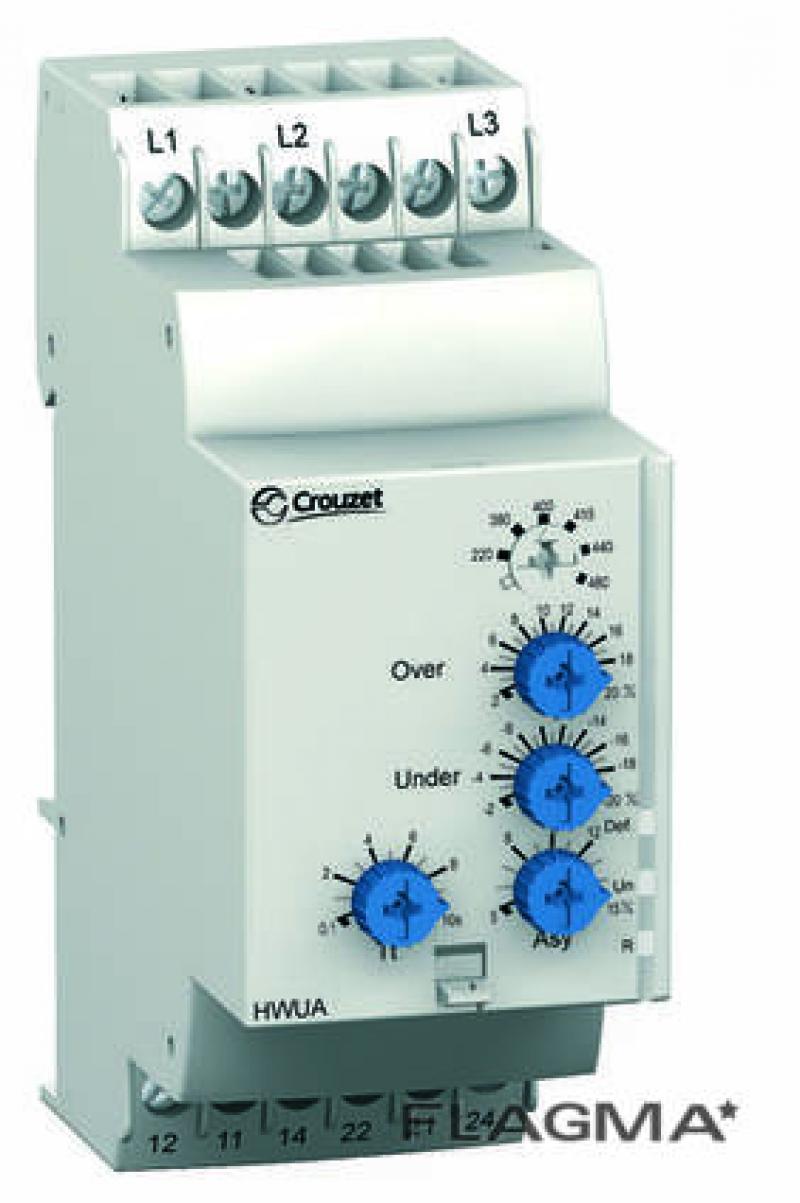 Реле контролю фази Crouzet 84873026 HWUA 0,1-10c IP20