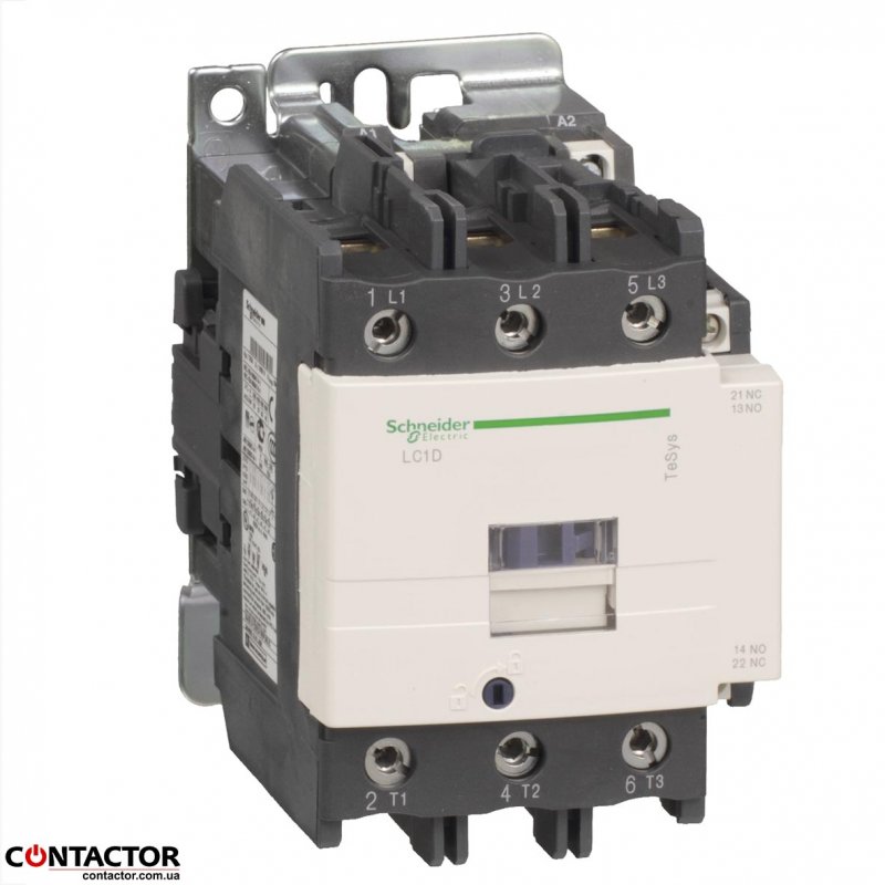 Контактор D 3P 80А,НО+НЗ 220B 50/60ГЦ, Schneider LC1D80M7 купить Контактор D 3P 80А,НО+НЗ 220B 50/60ГЦ, Schneider LC1D80M7