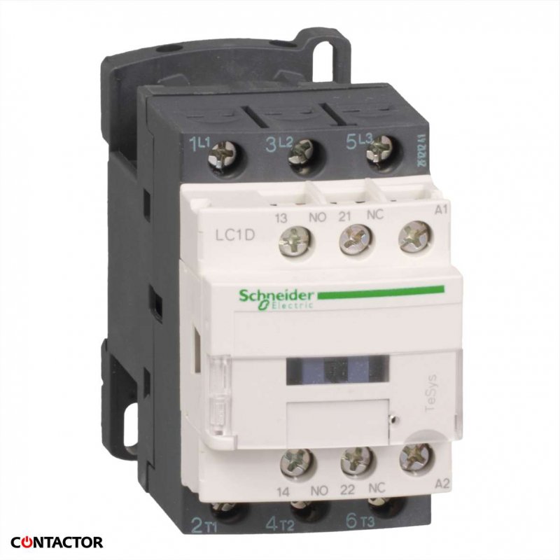 КОНТАКТОР 3Р 9A НО+НЗ 230В 50Гц, Schneider LC1D09M7 Фото: КОНТАКТОР 3Р 9A НО+НЗ 230В 50Гц, Schneider LC1D09M7