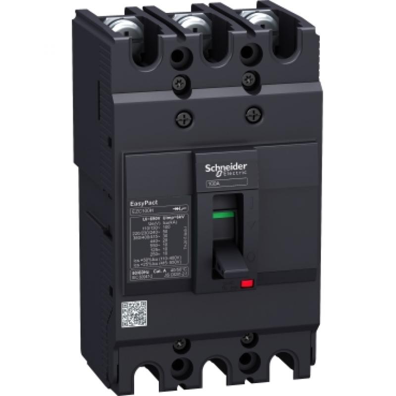 Автоматичний вимикач EASYPACT EZC100B 50A 3P3D,TMD, Schneider EZC100B3050 купить Автоматичний вимикач EASYPACT EZC100B 50A 3P3D,TMD, Schneider EZC100B3050