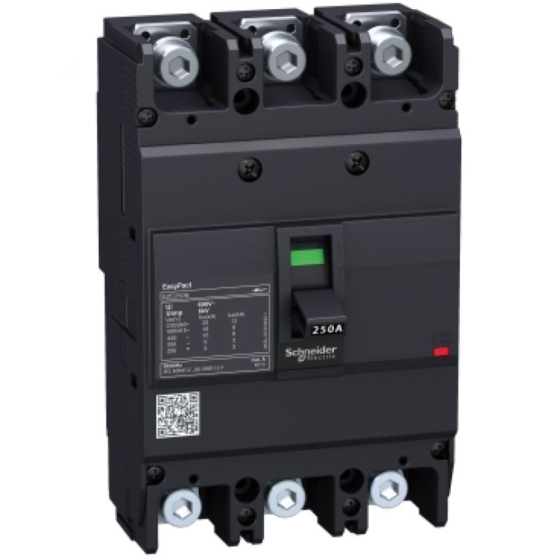 Автоматичний вимикач EASYPACT EZC250N 250A 3P3D 25кА, TM250D, Schneider EZC250N3250 Фото: Автоматичний вимикач EASYPACT EZC250N 250A 3P3D 25кА, TM250D, Schneider EZC250N3250