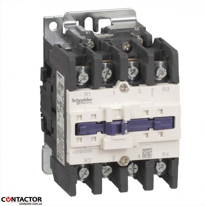 Контактор 4P 4НО  AC1  125A  220В, Schneider LC1D80004M7