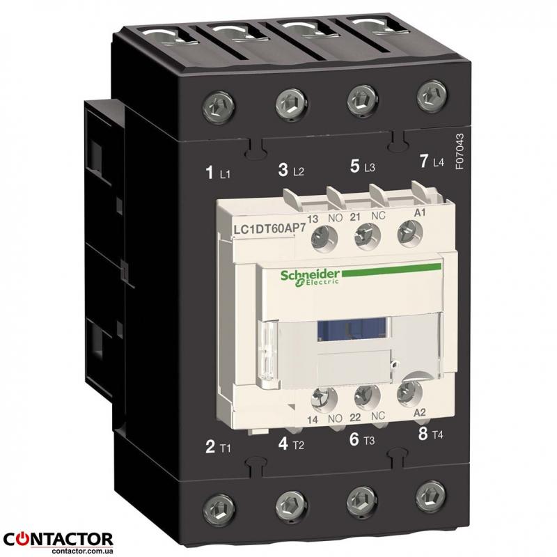 Контактор D 4P EVERLINK AC1 415В 60A 220В AC 50/60Гц, Schneider LC1DT60AM7 купить Контактор D 4P EVERLINK AC1 415В 60A 220В AC 50/60Гц, Schneider LC1DT60AM7