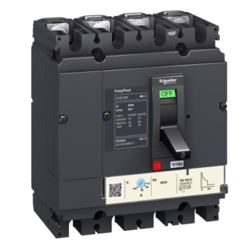 Автоматичний вимикач EASYPACT CVS100B 100A 4P4D,TM100D, Schneider LV510327 купить Автоматичний вимикач EASYPACT CVS100B 100A 4P4D,TM100D, Schneider LV510327