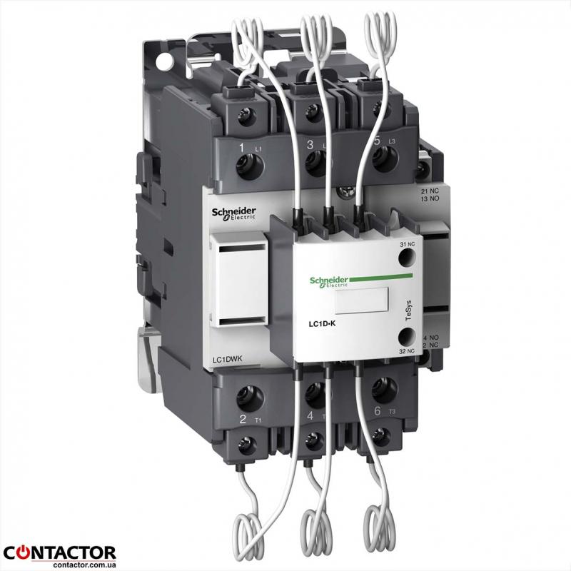 Контактор 3Р-60 кВар 415 В катушка, Schneider LC1DWK12M7 купить Контактор 3Р-60 кВар 415 В катушка, Schneider LC1DWK12M7