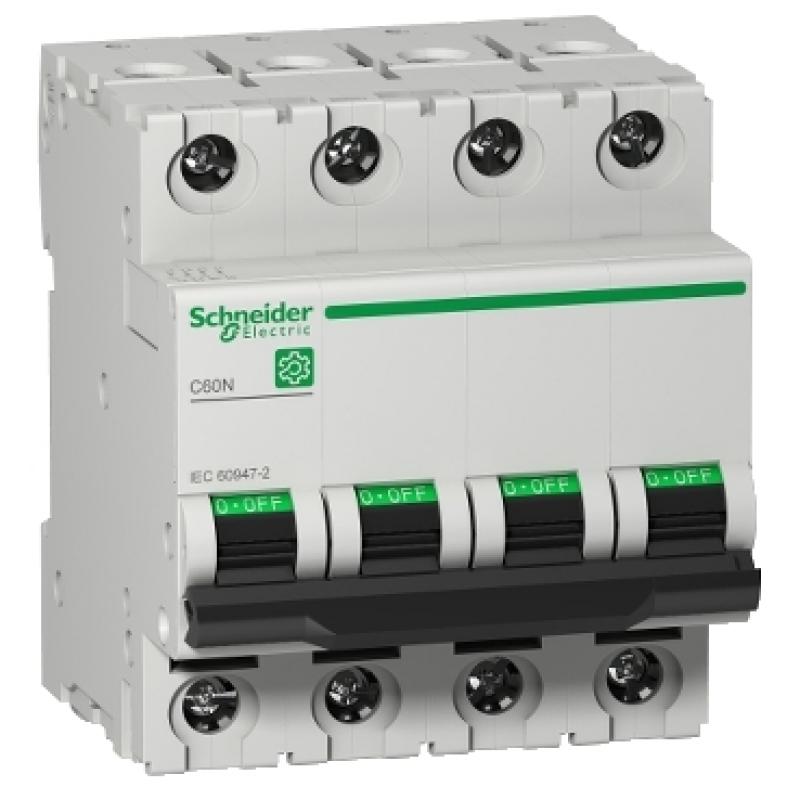 Автоматичний вимикач Multi9 C60N 1A 4P,D, Schneider M9F12401 купить Автоматичний вимикач Multi9 C60N 1A 4P,D, Schneider M9F12401