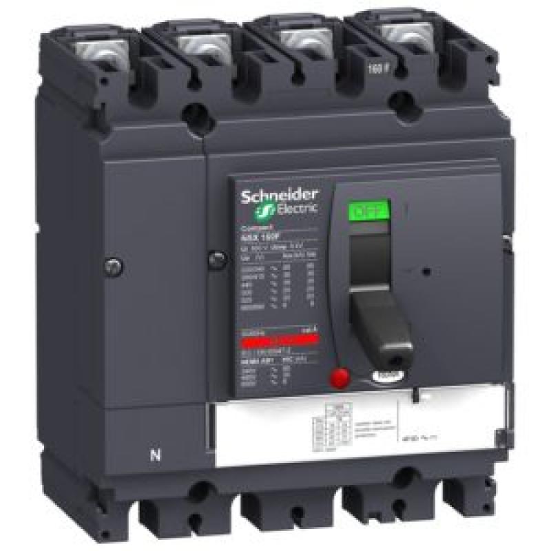 Вимикач-роз єднувач NSX160NA 160А 4P,Micrologic0.3NA, Schneider LV430639