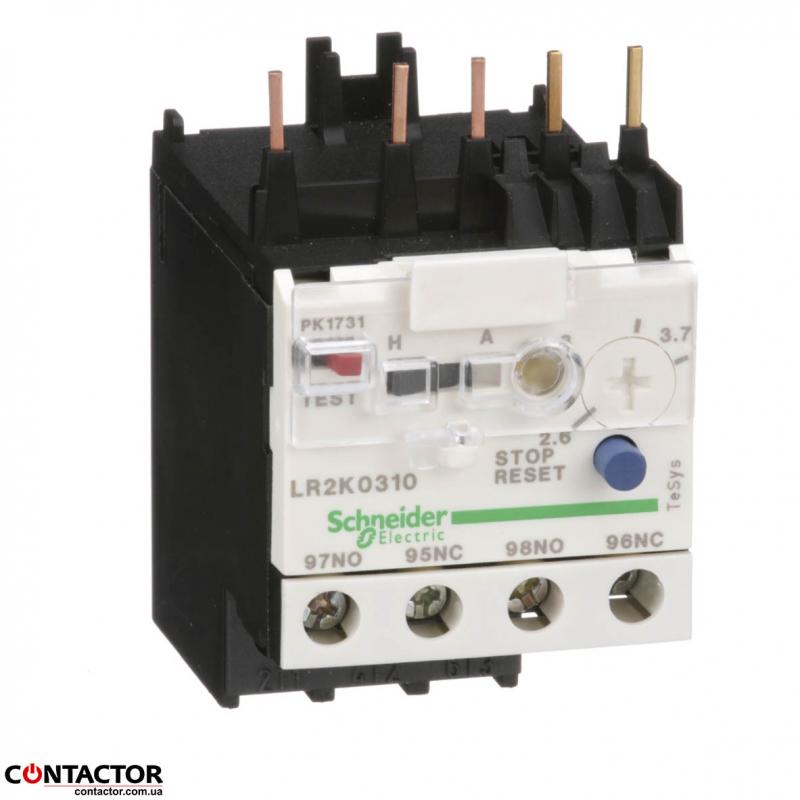 РЕЛЕ ЗАХИСТУ  2,6-3,7А  LR2K0310