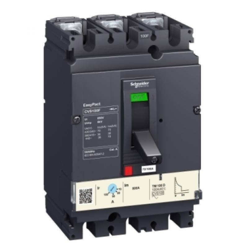 Автоматичний вимикач EASYPACT CVS100B 25A 3P3D,TM25D, Schneider LV510021 купить Автоматичний вимикач EASYPACT CVS100B 25A 3P3D,TM25D, Schneider LV510021