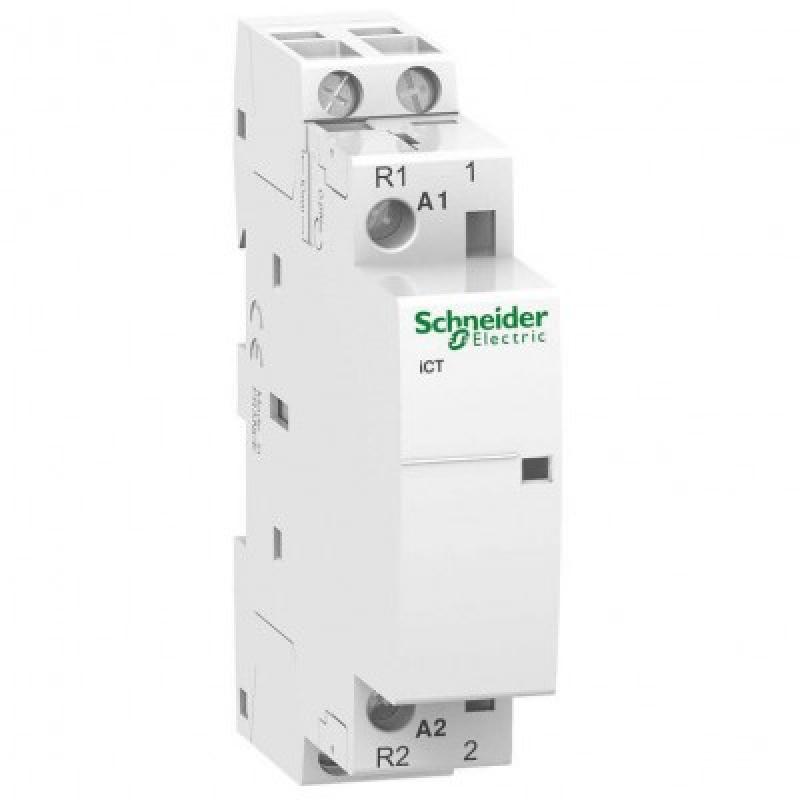 Модульний контактор Acti9 iCT 100А 2НO 220/240В, Schneider А9С20882
