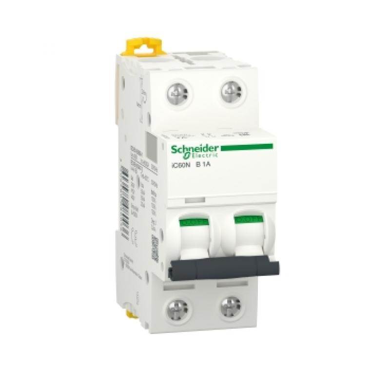 Автоматичний вимикач Acti9 iC60N 1A 2P,B ,10kA/15kA, Schneider A9F73201 купить Автоматичний вимикач Acti9 iC60N 1A 2P,B ,10kA/15kA, Schneider A9F73201