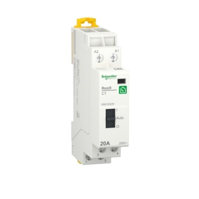 Модульний контактор Resi9 iCT 20А 2НО 220/240В, Schneider  R9C20220