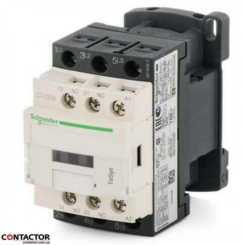 КОНТАКТОР 3Р 9A НО+НЗ 24В 50Гц, Schneider LC1D09B7 купить КОНТАКТОР 3Р 9A НО+НЗ 24В 50Гц, Schneider LC1D09B7