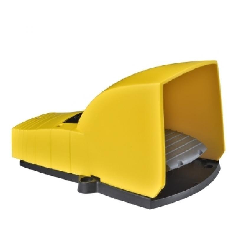 Педальний вимикач жовтий 1НЗ+НВ IP55, XPEY510